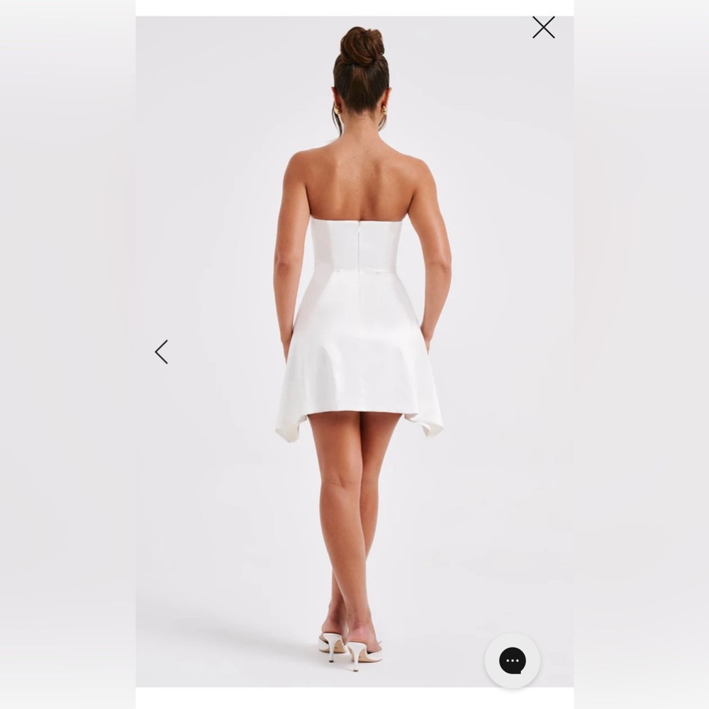 Freja Mini Dress Ivory - Picture 6 of 7